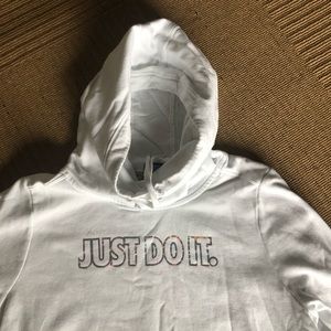 White nike hoodie
